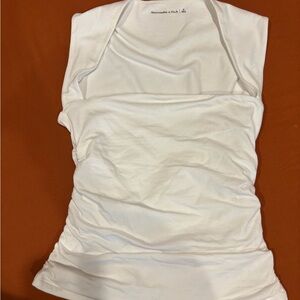 Abercrombie & Fitch White Tank Top